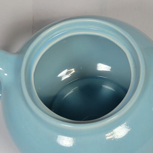 MCM Retro Cameron/Cronin Pottery Dutch Blue Tulip Teapot & Lid - Picture 5 of 7